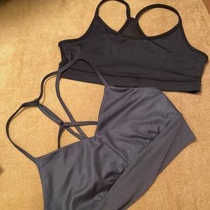 Workout Bra Set: Alo & Lululemon